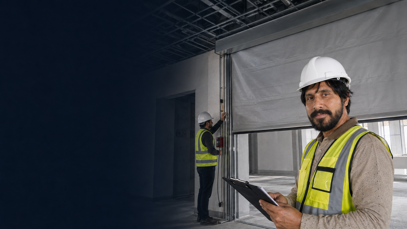 Automatic smoke and fire curtain systems engineering