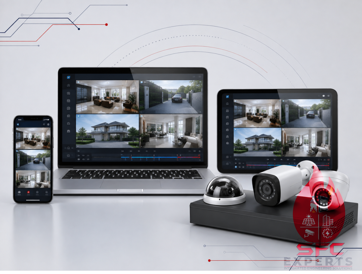 CCTV monitoring workstation