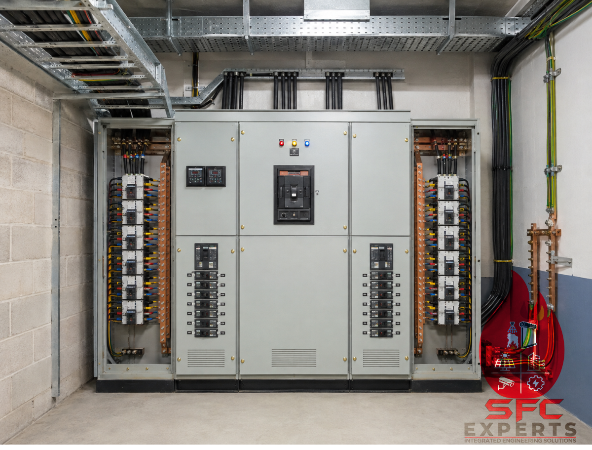 MEP electrical power distribution panel in Pakistan