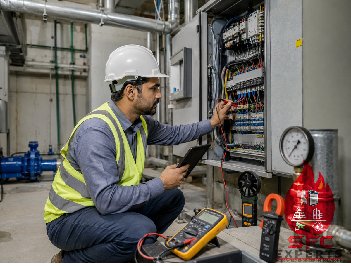 MEP testing and commissioning engineer in Pakistan