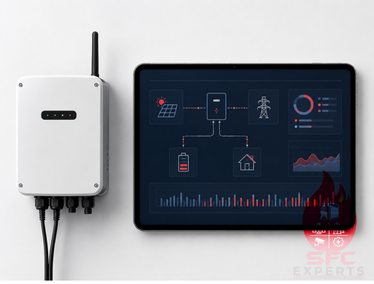 Solar energy monitoring system