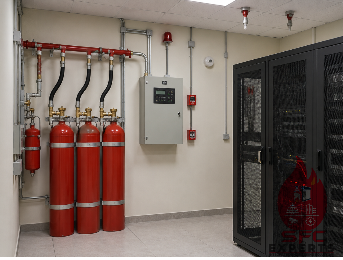 Clean agent and special fire suppression system