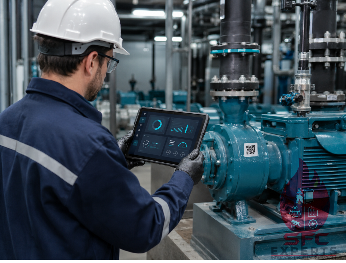 CMMS work-order and facility asset management using a tablet